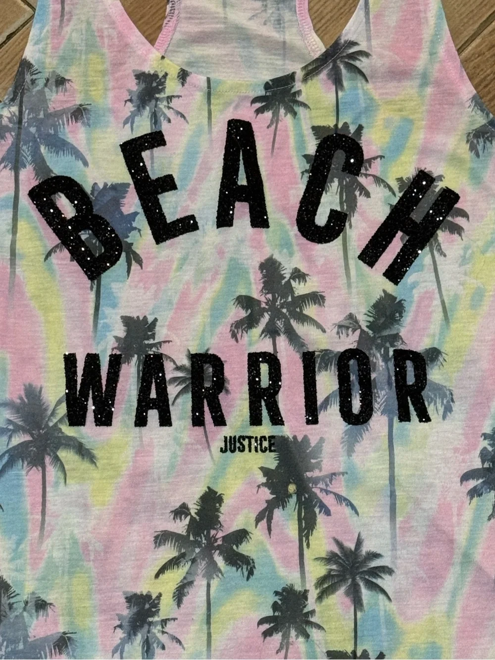 Justice Pastel Tie-Dye Palm 